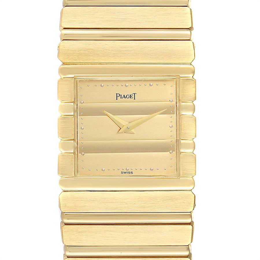Piaget Polo 18K Yellow Gold Mens Watch 7131 SwissWatchExpo