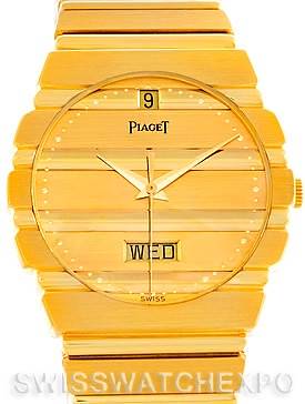 Photo of Piaget Polo 18K Yellow Gold Day Date Mens Watch