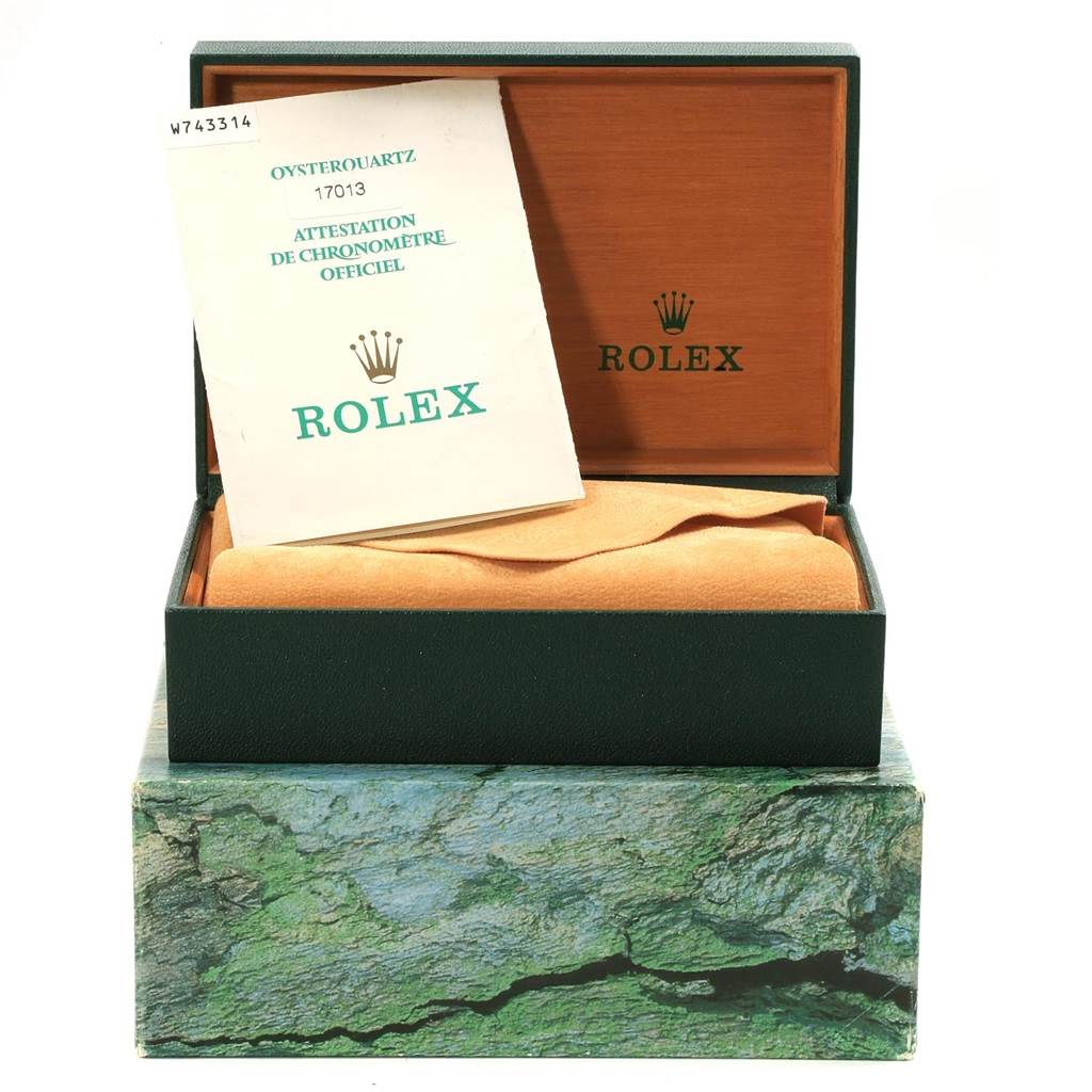 rolex oysterquartz box