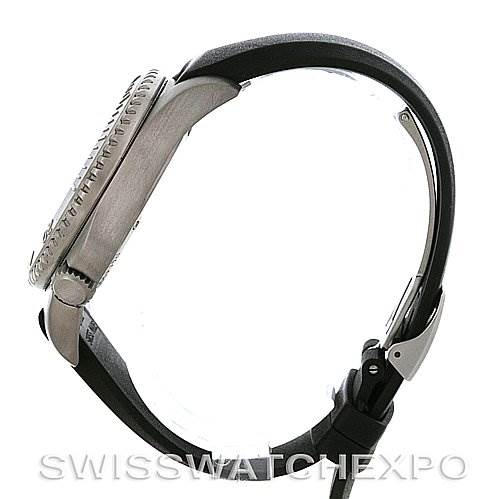 Side view of the Girard-Perregaux 49900-21-652-FK6D Men's Titanium Black Dial 49900-21-652-FK6D Men's Titanium Black Dial Sea Hawk II Titanium 49900-21-652-FK6D Watch, showcasing its case and rubber strap.