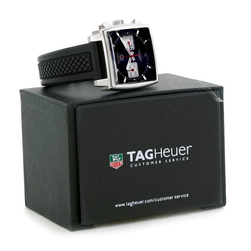 Tag Heuer Monaco Steve McQueen Edition Rubber Strap Mens Watch