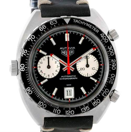 Photo of Heuer Autavia Automatic Chronograph Stainless Steel Mens Watch 1163