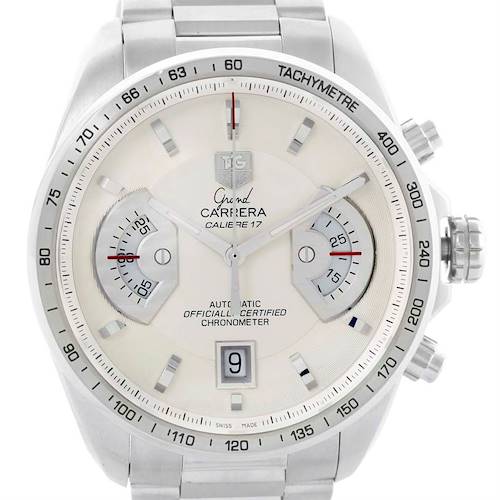 Photo of Tag Heuer Grand Carrera White Dial Automatic Mens Watch CAV511B