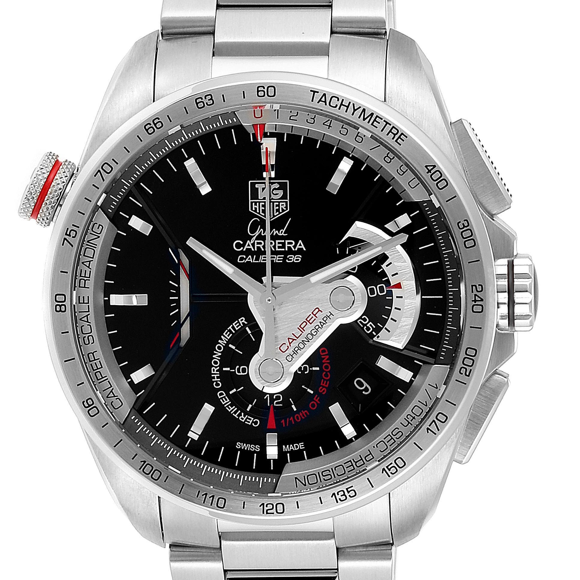 Tag Heuer Grand Carrera Calibre 36 RS Automatic Mens Watch CAV5115 |  SwissWatchExpo