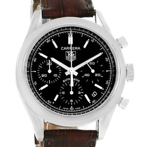 Photo of Tag Heuer Carrera Classic Black Dial Automatic Mens Watch CV2111