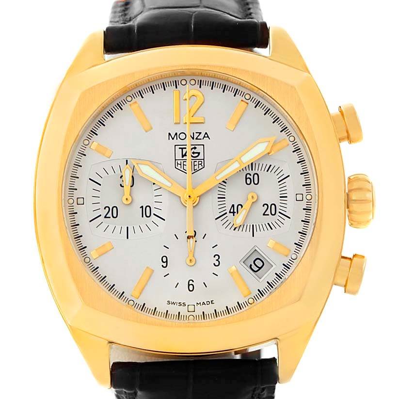 Tag Heuer Monza 18K Yellow Gold Chronograph Watch CR514A