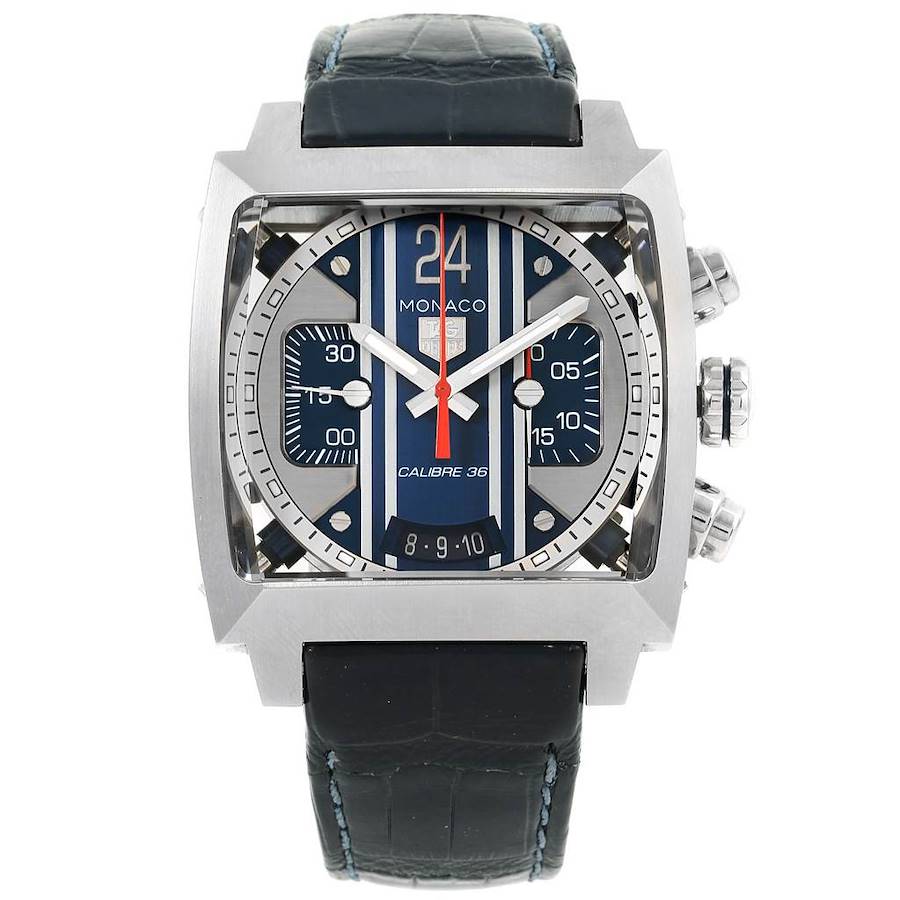 Tag Heuer Monaco 24 Steve McQueen Automatic Chronograph Watch CAL5111 SwissWatchExpo