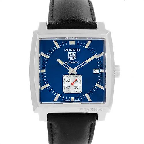 Photo of Tag Heuer Monaco Calibre 6 Blue Dial Automatic Mens Watch WW2111