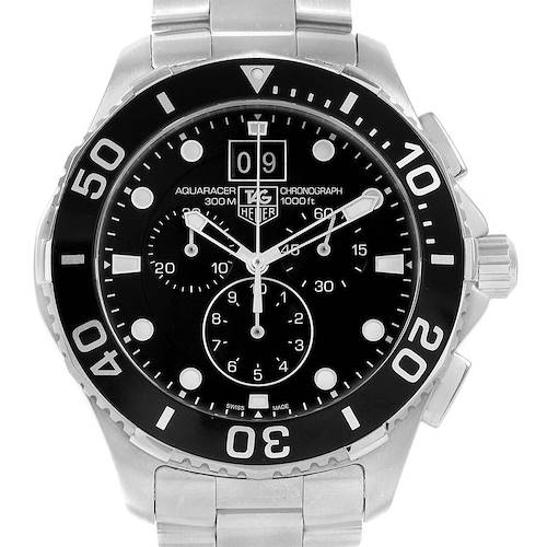 Photo of Tag Heuer Aquaracer Chronograph Steel Mens Watch CAN1010