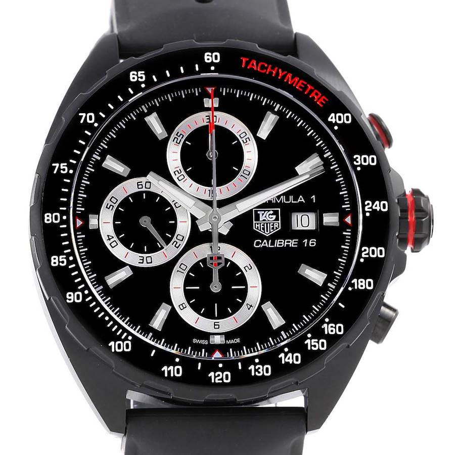 Tag Heuer Formula One Chronograph Black Dial Mens Watch CAZ2011 Unworn SwissWatchExpo