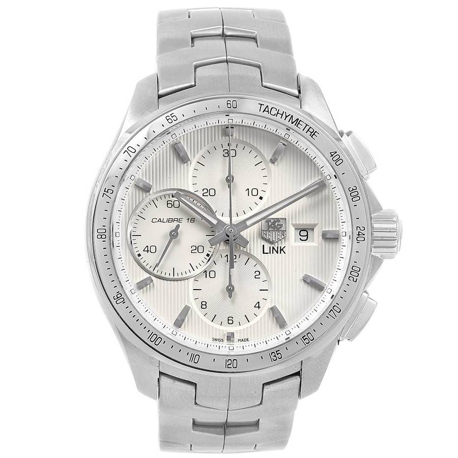 TAG Heuer Link Chronograph シルバー Tag Heuer Link Stainless Steel CJF211A.BA0594 | Stock 21342