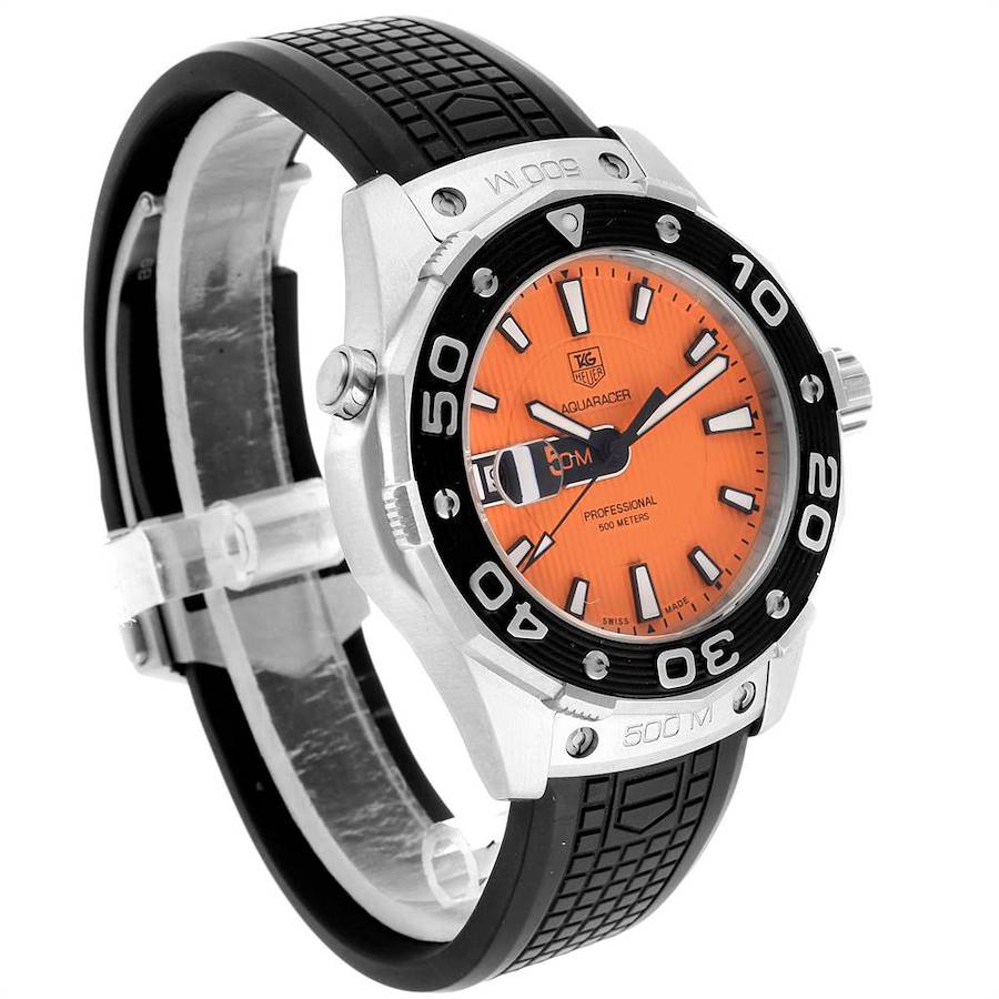 Tag heuer aquaracer 500m rubber strap sale