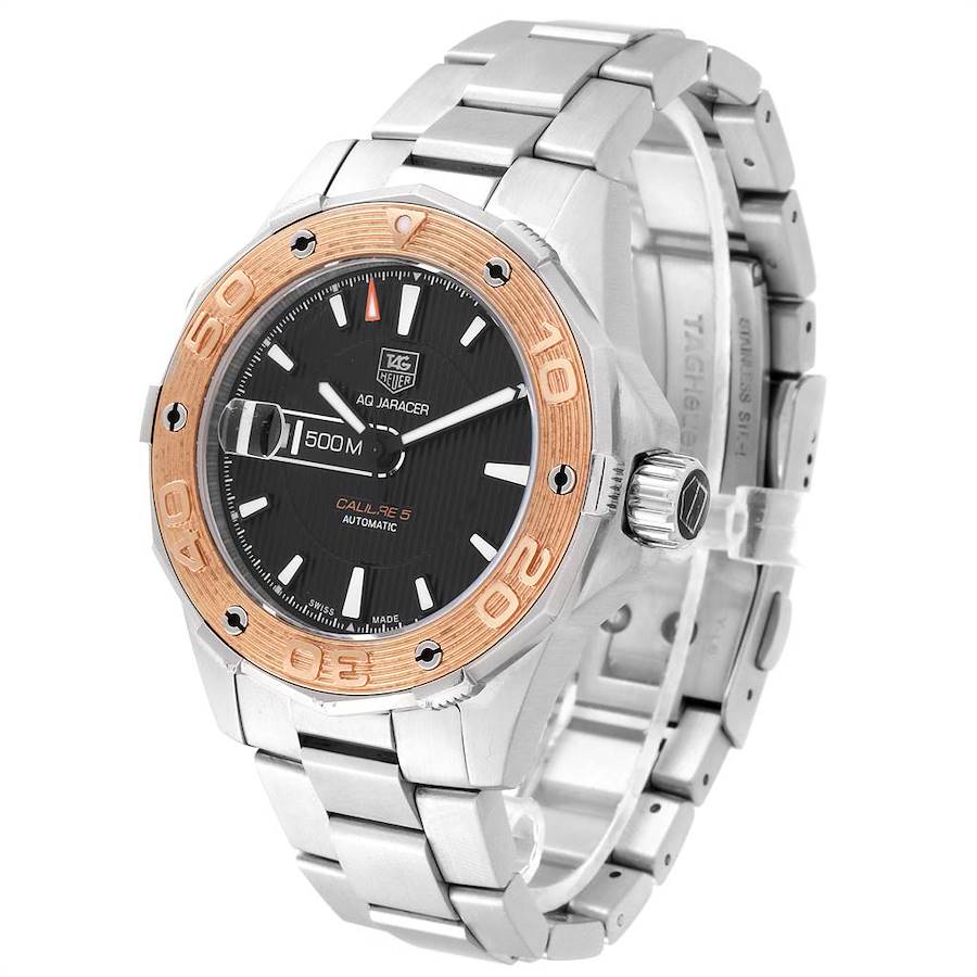 tag heuer rose gold mens