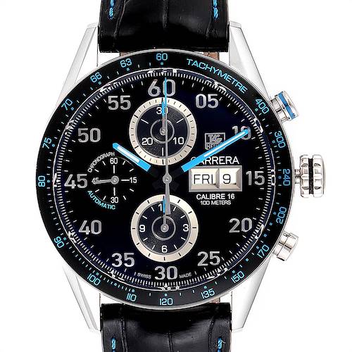 Photo of Tag Heuer Carrera Day Date Limited Edition Mens Watch CV2A1C Box Card