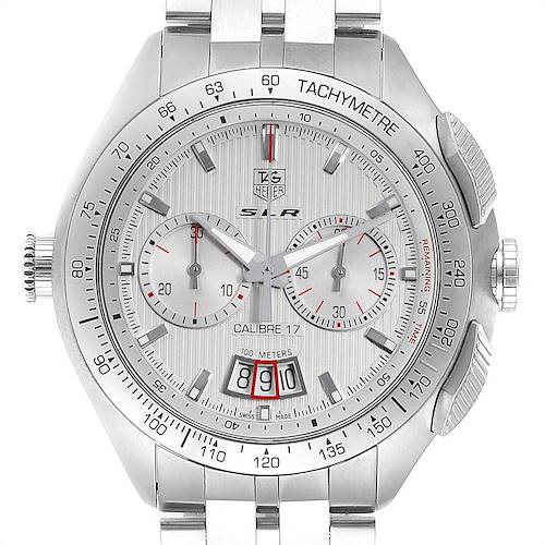 Photo of Tag Heuer SLR Chronograph Automatic Steel Mens Watch CAG2011 Box Card