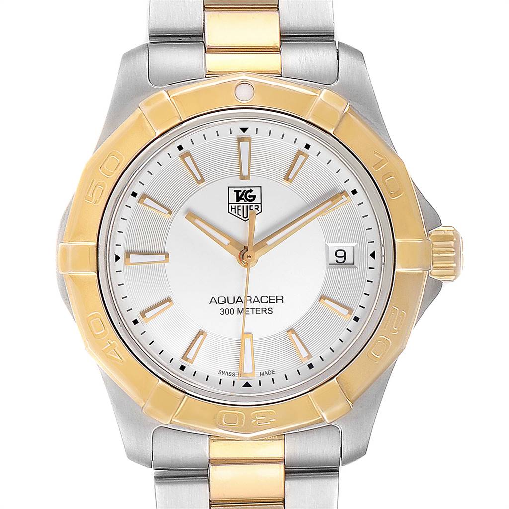 Tag heuer aquaracer gold and online silver