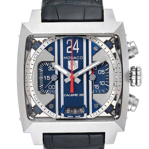 Photo of Tag Heuer Monaco 24 Steve McQueen Automatic Chronograph Watch CAL5111