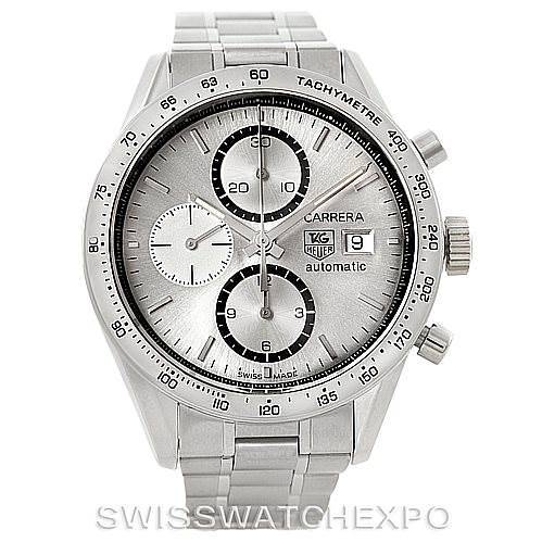 Tag Heuer Carrera Chronograph Steel Mens Watch CV2017 Unworn
