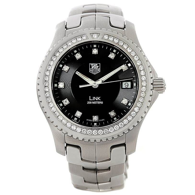 tag heuer mens diamond watch