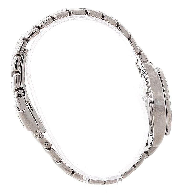 The image shows a side profile view of the Tag Heuer Link WJF1319 Women's Stainless Steel Mother of Pearl Dial WJF1319 Women's Stainless Steel Mother of Pearl Dial model watch, focusing on the bracelet and case.