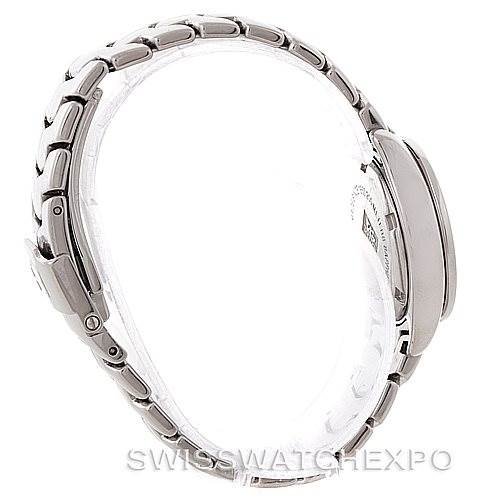 The image shows a side view of the band and case of the Tag Heuer Link WJF1310 Women's Stainless Steel Mother of Pearl Dial WJF1310 Women's Stainless Steel Mother of Pearl Dial model watch.