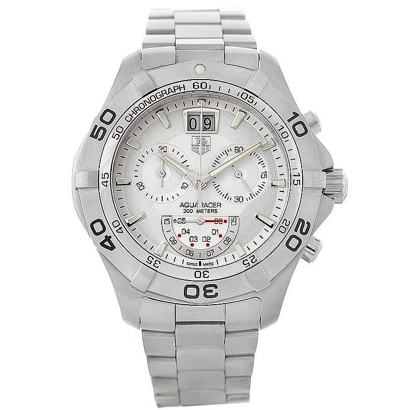 Tag Heuer Aquaracer Chronograph Mens Watch CAF101B SwissWatchExpo