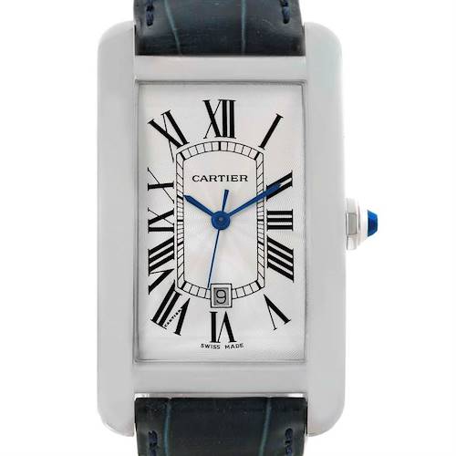 Photo of Cartier Tank Americaine Large 18K White Gold Watch W2603256