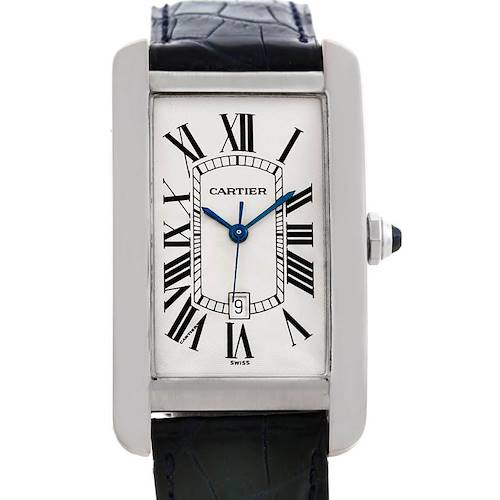 Photo of Cartier Tank Americaine Large 18K White Gold W2603256