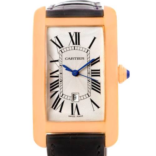 Photo of Cartier Tank Americaine Large 18K Rose Gold Watch W2609156