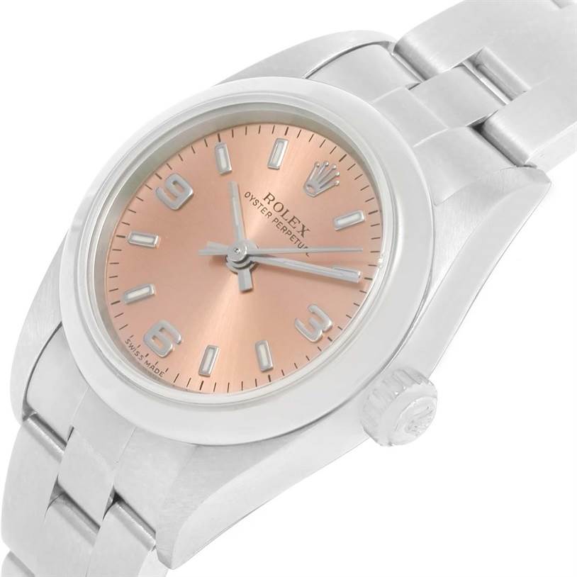 rolex oyster perpetual salmon dial