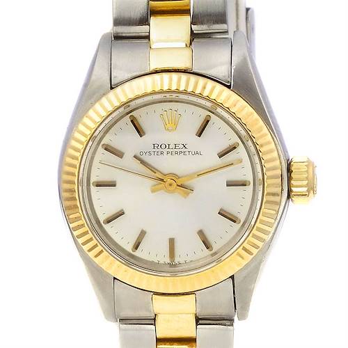 Photo of Rolex Oyster Perpetual Ladies Ss & 14k Yellow Gold 6719