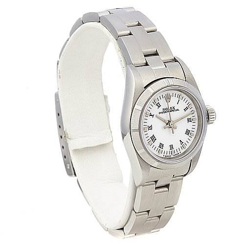 Rolex Oyster Perpetual Ladies Ss Watch 67230 SwissWatchExpo