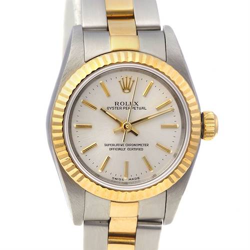 Photo of Rolex Oyster Perpetual Ladies Steel 18k Yellow Gold 76193