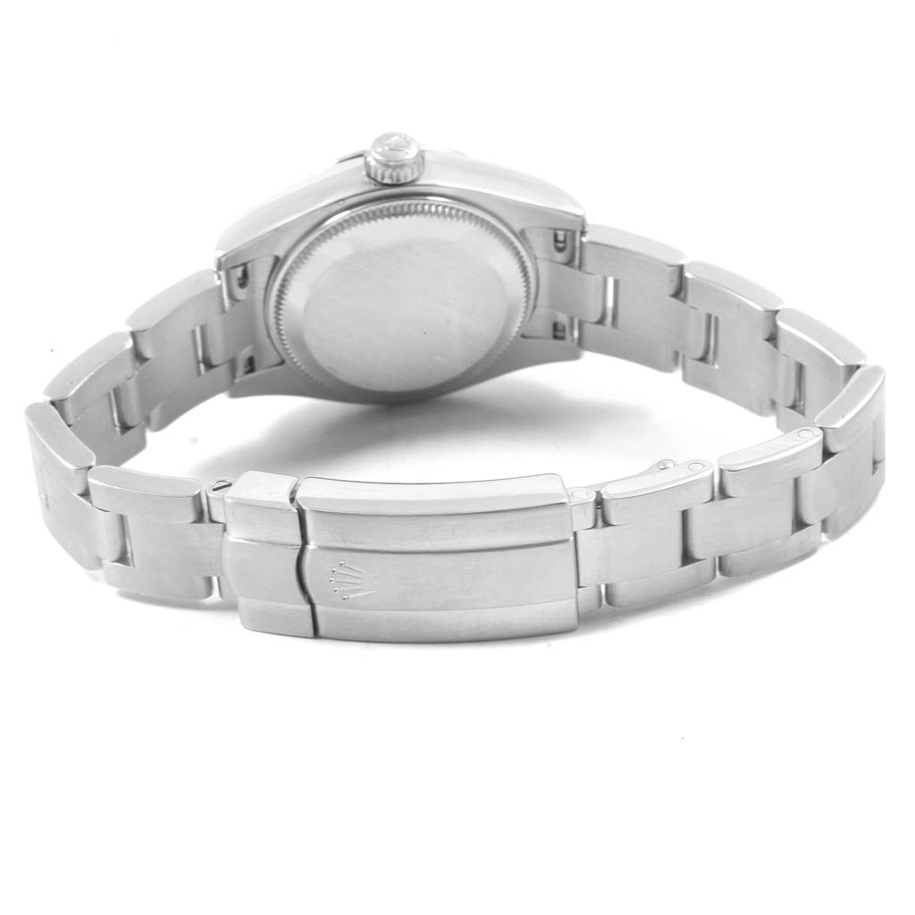 This image shows the back and clasp of a Rolex Oyster Perpetual 176234 Women's Stainless Steel  176234 Women's Stainless Steel  watch.