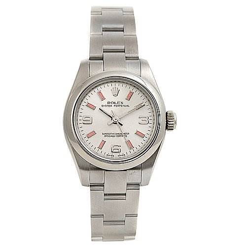 Rolex Oyster Perpetual Ladies Ss Watch 176200 Year 2008