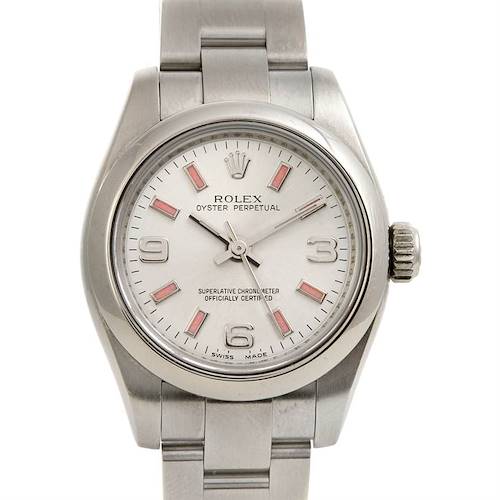 Photo of Rolex Oyster Perpetual Ladies Ss Watch 176200 Year 2008