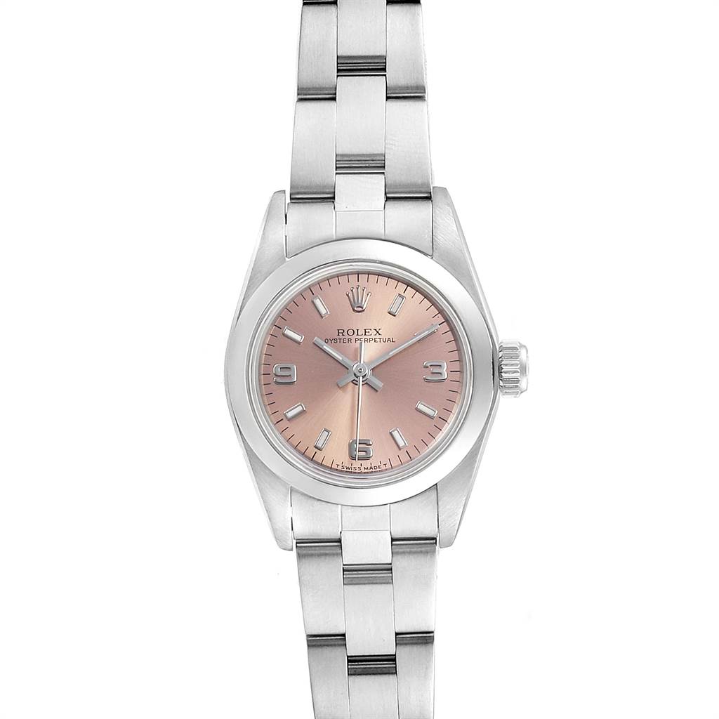 rolex oyster perpetual salmon dial