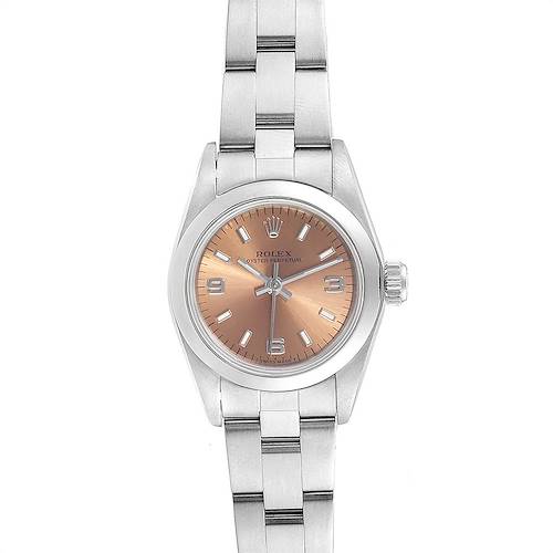 Photo of Rolex Oyster Perpetual Nondate Steel Ladies Watch 67180 Box Papers