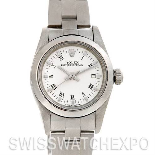 Photo of Rolex Oyster Perpetual Ladies SS Watch 76080 yr 2003-04