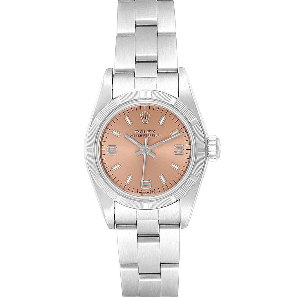 rolex oyster perpetual salmon dial