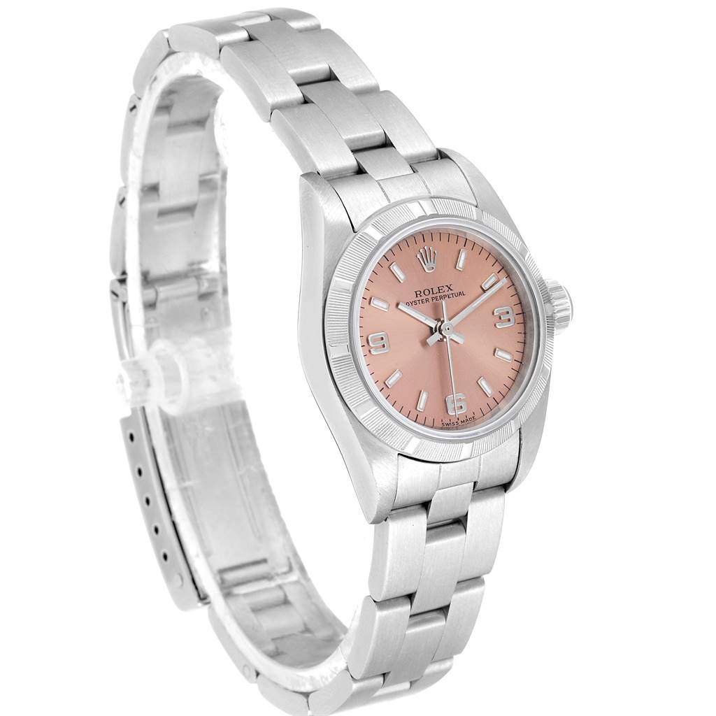 rolex oyster perpetual salmon dial