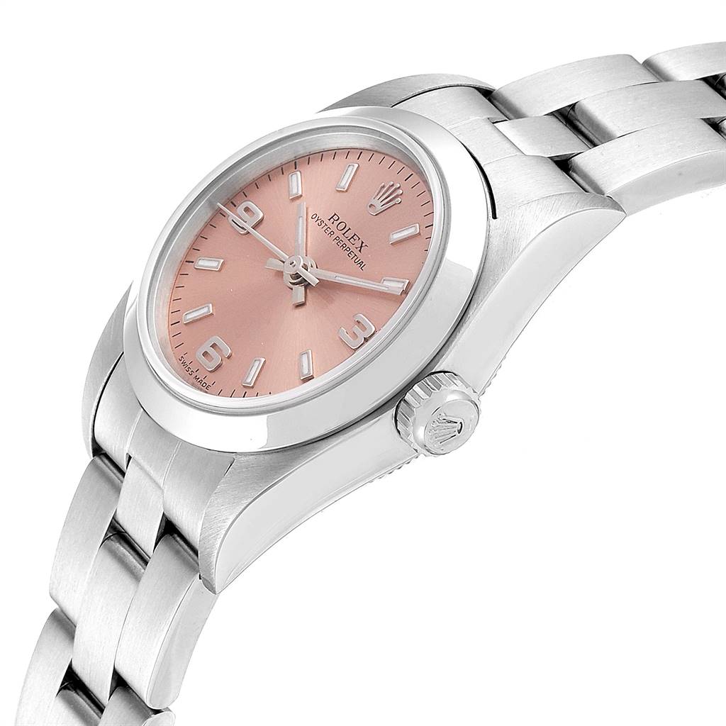 rolex oyster perpetual salmon dial