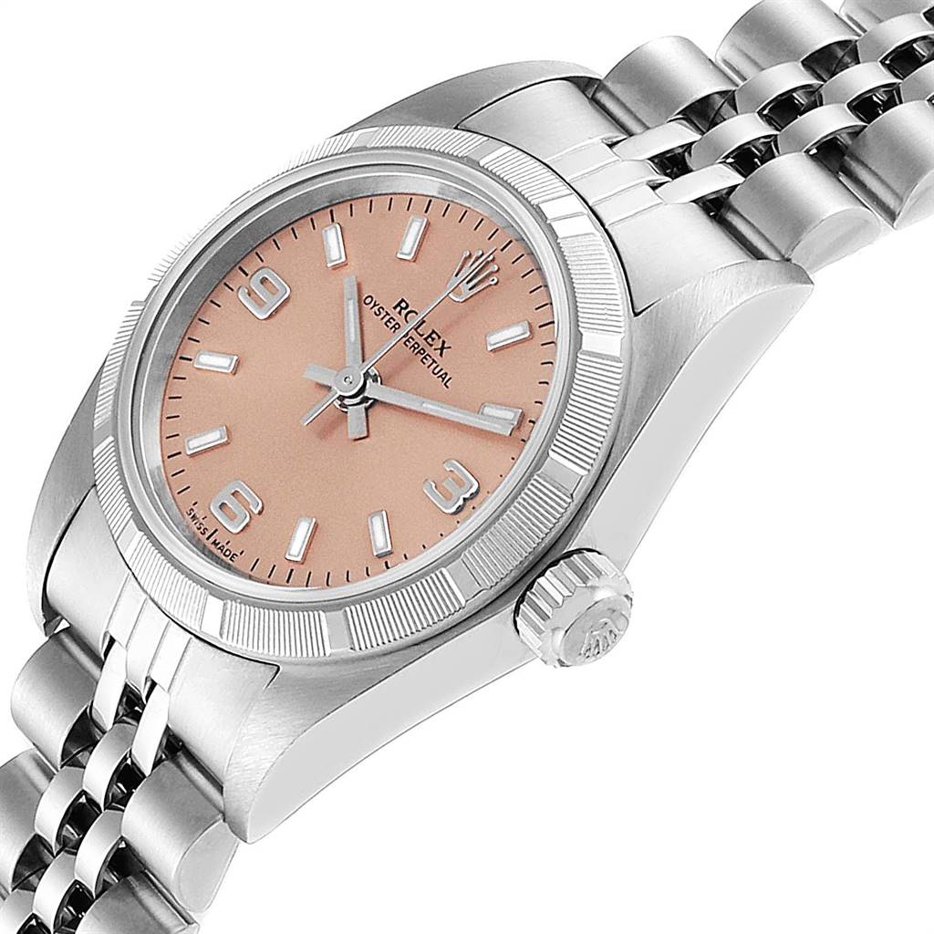 rolex oyster perpetual salmon dial