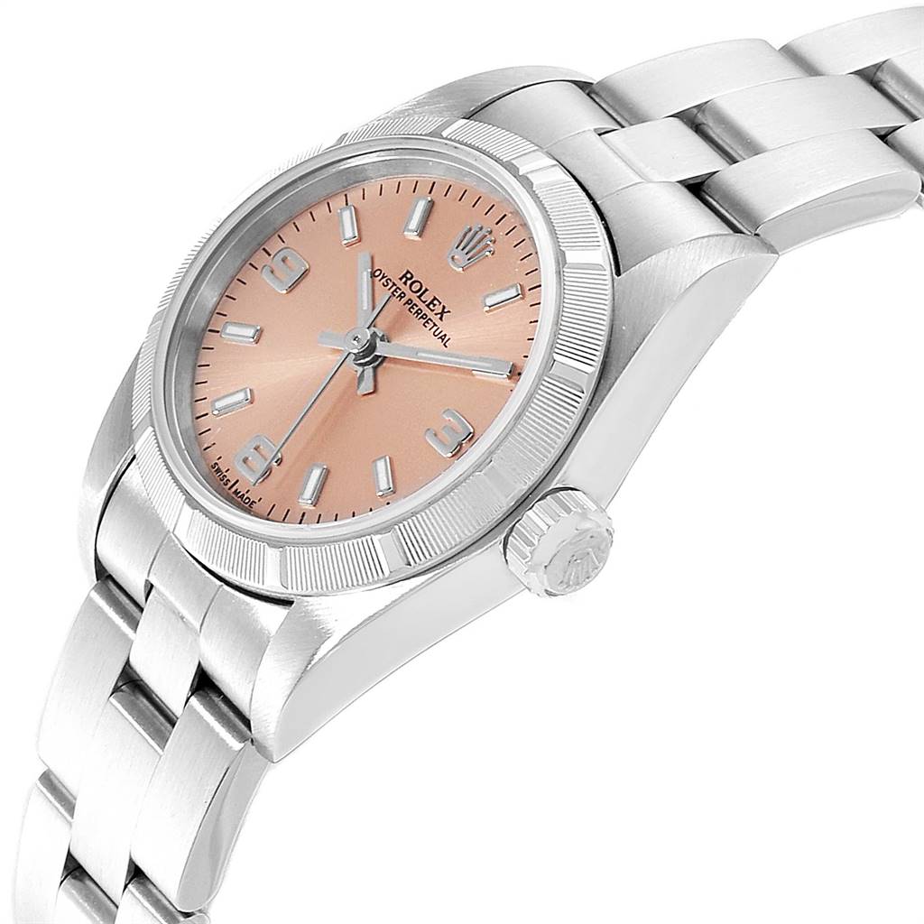 rolex oyster perpetual salmon dial