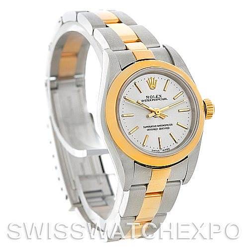Rolex non-Date Ladies Steel 18k Yellow Gold Watch 76183 NOS SwissWatchExpo