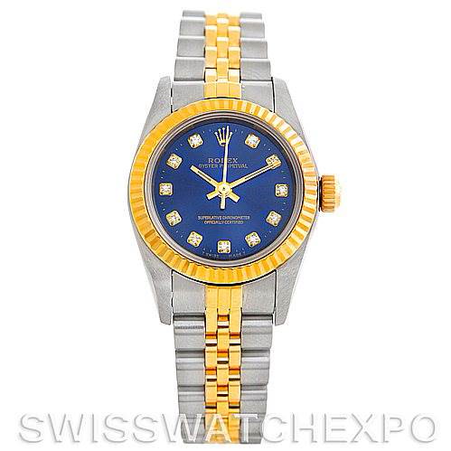 Rolex Oyster Perpetual Steel and Gold (two tone) 76193