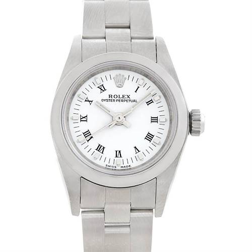 Photo of Rolex Oyster Perpetual Nondate Ladies Steel Watch 76080