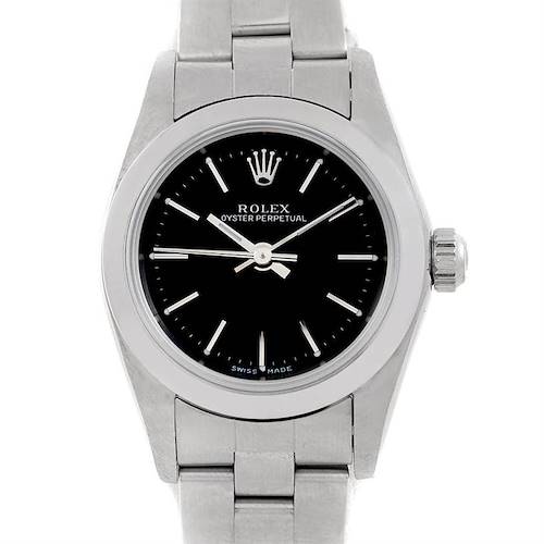 Photo of Rolex Oyster Perpetual Nondate Ladies Steel Watch 76080