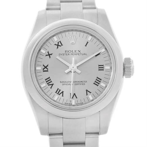Photo of Rolex Oyster Perpetual Nondate Ladies Steel Watch 176200