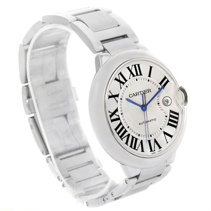 Cartier Ballon Bleu Mens Stainless Steel Automatic Watch W69012Z4 SwissWatchExpo